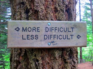 more difficult less difficult